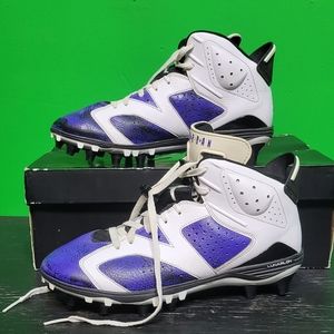 Size 10 - Rare Jordan 6 Retro TD Black Blue White 2010 EUC